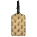 Drawing German Shepherd Pattern Print Luggage Tag