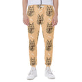 Drawing German Shepherd Pattern Print Joggers