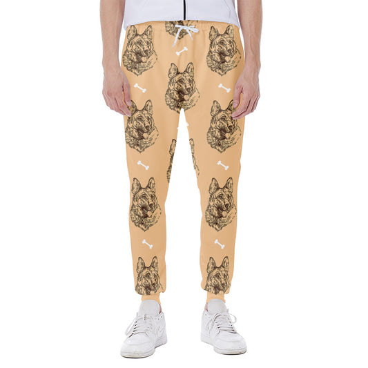 Drawing German Shepherd Pattern Print Scuba Joggers