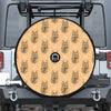 Drawing German Shepherd Pattern Print Tire Cover With Camera Hole