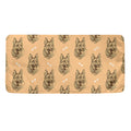Drawing German Shepherd Pattern Print Towel
