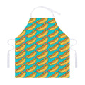 Drawing Hot Dog Pattern Print Adjustable Apron