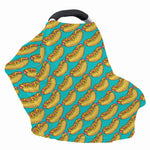 Drawing Hot Dog Pattern Print Baby Seat Cover