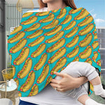 Drawing Hot Dog Pattern Print Baby Seat Cover
