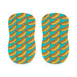 Drawing Hot Dog Pattern Print Bar Stool Covers