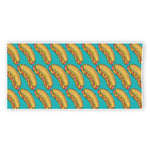 Drawing Hot Dog Pattern Print Beach Towel