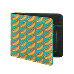 Drawing Hot Dog Pattern Print Bifold Wallet