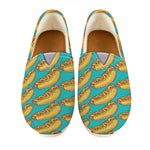 Drawing Hot Dog Pattern Print Casual Shoes