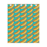 Drawing Hot Dog Pattern Print Curtain