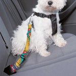 Drawing Hot Dog Pattern Print Dog Seat Belt