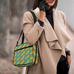 Drawing Hot Dog Pattern Print Double Strap Bible Bag