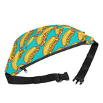 Drawing Hot Dog Pattern Print Fanny Pack