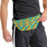 Drawing Hot Dog Pattern Print Fanny Pack
