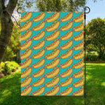 Drawing Hot Dog Pattern Print Garden Flag