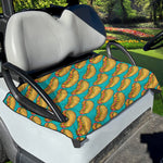 Drawing Hot Dog Pattern Print Golf Cart Seat Cover