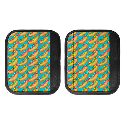 Drawing Hot Dog Pattern Print Handle Covers