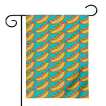 Drawing Hot Dog Pattern Print House Flag