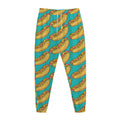 Drawing Hot Dog Pattern Print Jogger Pants
