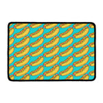 Drawing Hot Dog Pattern Print Kitchen Mat