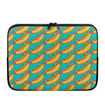 Drawing Hot Dog Pattern Print Laptop Sleeve