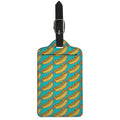 Drawing Hot Dog Pattern Print Luggage Tag