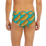 Drawing Hot Dog Pattern Print Men's Briefs