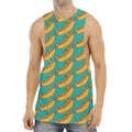 Drawing Hot Dog Pattern Print Men's Muscle Tank Top