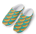 Drawing Hot Dog Pattern Print Mesh Casual Shoes