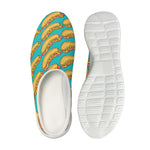 Drawing Hot Dog Pattern Print Mesh Casual Shoes