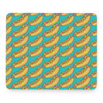 Drawing Hot Dog Pattern Print Mouse Pad