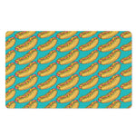 Drawing Hot Dog Pattern Print Polyester Doormat