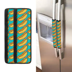 Drawing Hot Dog Pattern Print Refrigerator Handle Covers