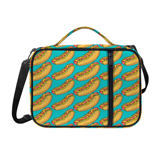 Drawing Hot Dog Pattern Print Shoulder Strap Bible Bag