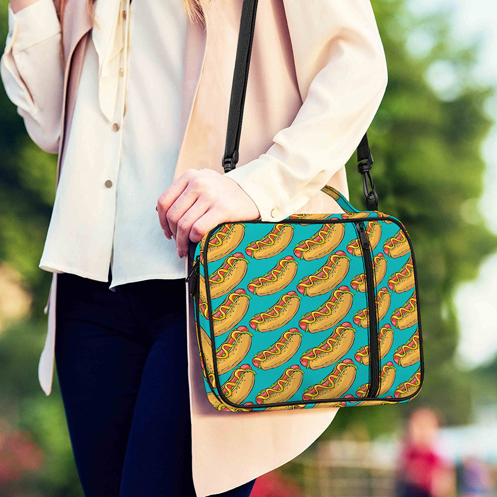 Drawing Hot Dog Pattern Print Shoulder Strap Bible Bag
