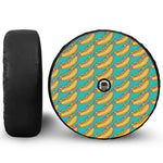 Drawing Hot Dog Pattern Print Tire Cover With Camera Hole