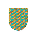 Drawing Hot Dog Pattern Print Toilet Lid Cover