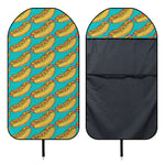 Drawing Hot Dog Pattern Print Waterproof Car Seat Cover