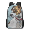 Drawing Jack Russell Terrier Print 17 Inch Backpack
