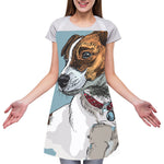 Drawing Jack Russell Terrier Print Adjustable Apron