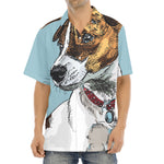 Drawing Jack Russell Terrier Print Aloha Shirt