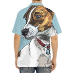 Drawing Jack Russell Terrier Print Aloha Shirt