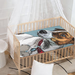 Drawing Jack Russell Terrier Print Baby Crib Sheet