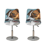 Drawing Jack Russell Terrier Print Bar Stool Covers