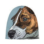 Drawing Jack Russell Terrier Print Beanie