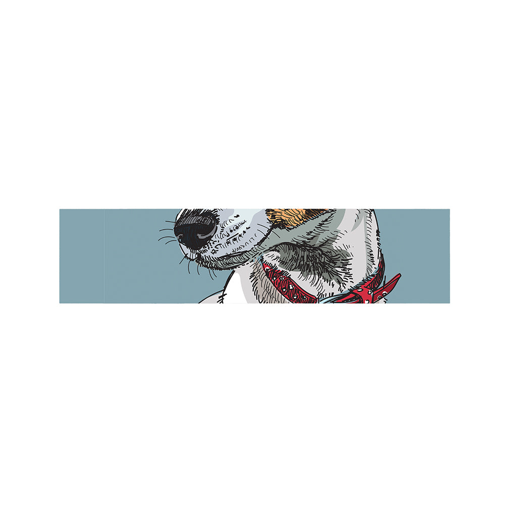 Drawing Jack Russell Terrier Print Bed Runner