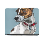 Drawing Jack Russell Terrier Print Bifold Wallet