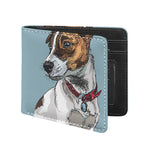 Drawing Jack Russell Terrier Print Bifold Wallet