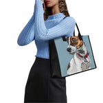 Drawing Jack Russell Terrier Print Canvas Tote Bag