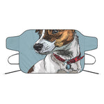 Drawing Jack Russell Terrier Print Car Windshield Snow Cover