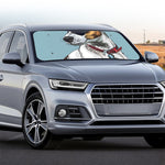 Drawing Jack Russell Terrier Print Car Windshield Sun Shade